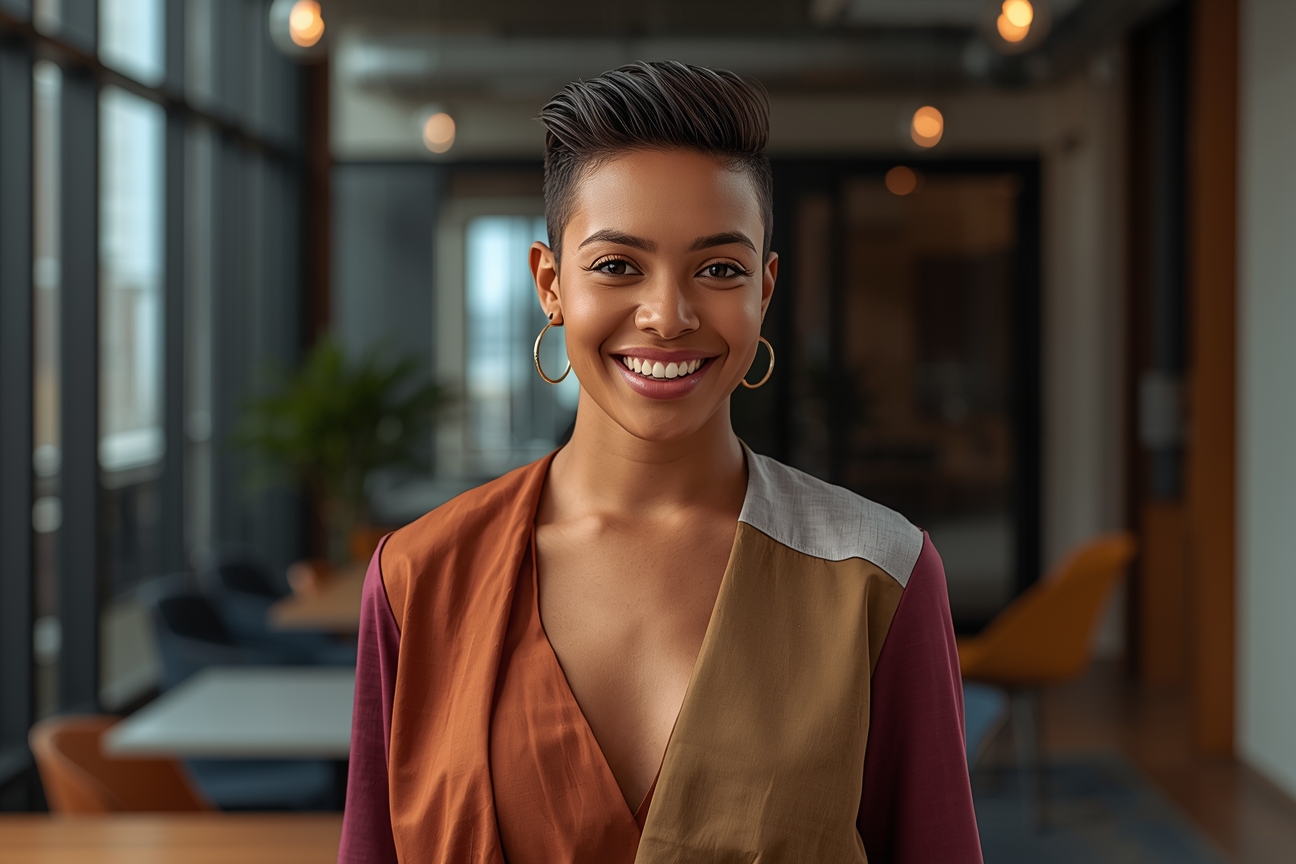 Technology founder personal branding photoshoot with modern aesthetic