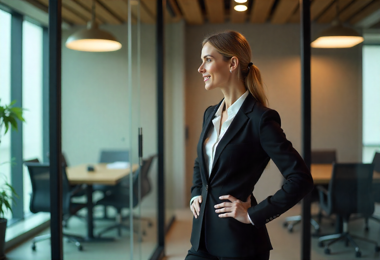 Entrepreneur branding photoshoot highlighting leadership and vision