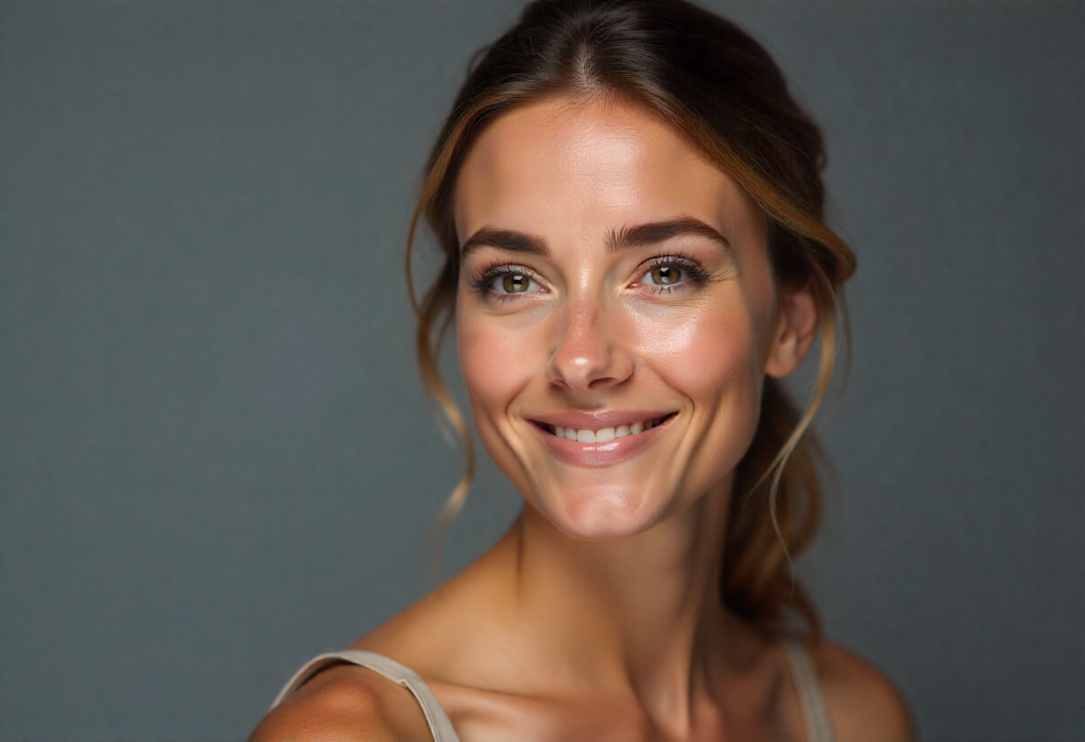 Professional headshot photography service with studio lighting setup